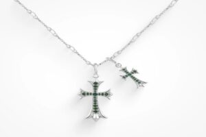 double cross necklace